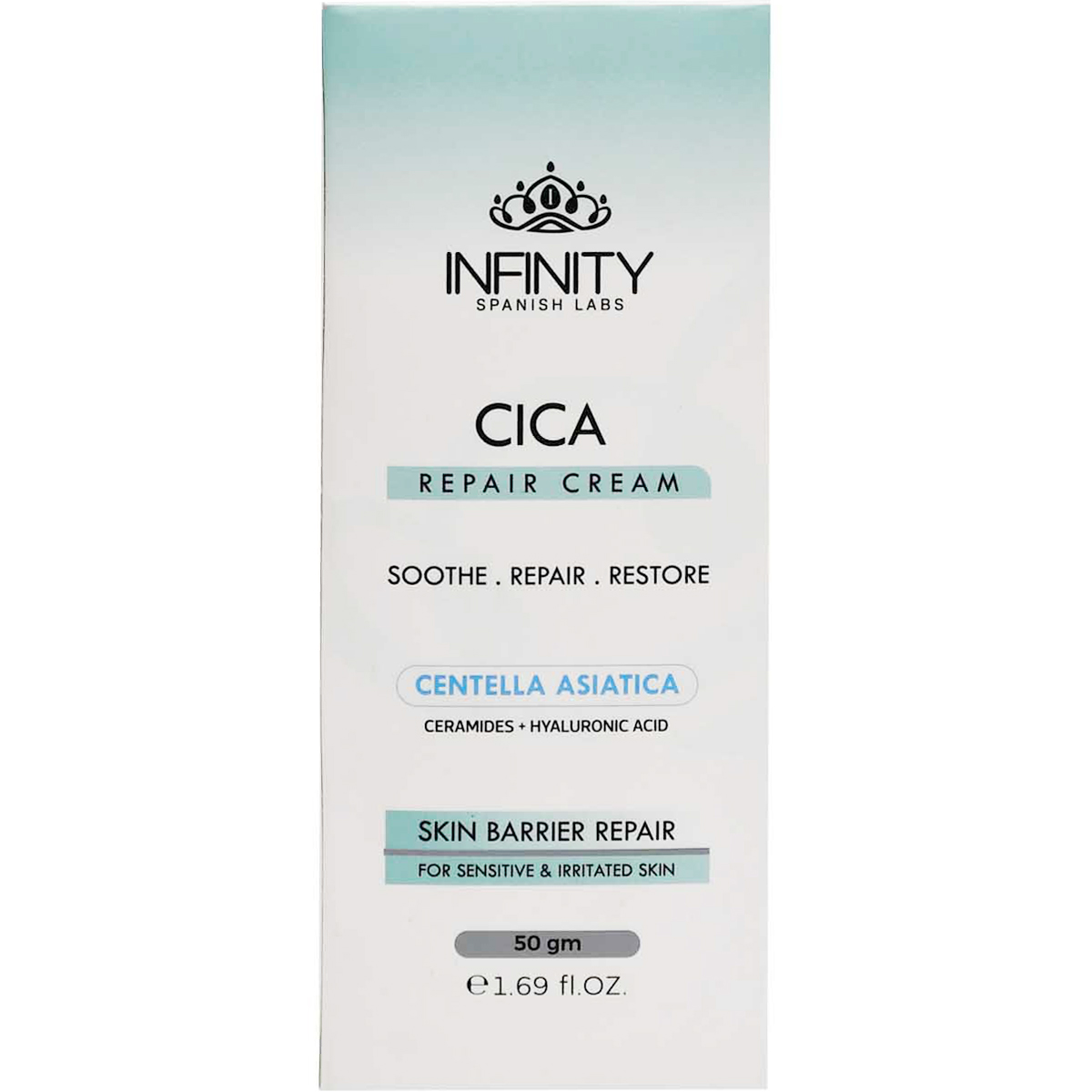 Infinity Cica Repair Cream for Sensitive and Irritated Skin 50 gm