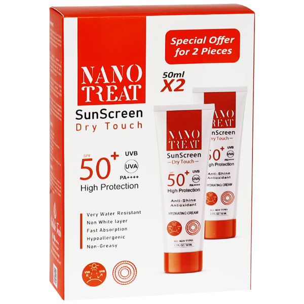 Nanotreat Sunscreen Deep Touch SPF(50+) Cream 2 x 50ml (Offer Pack)