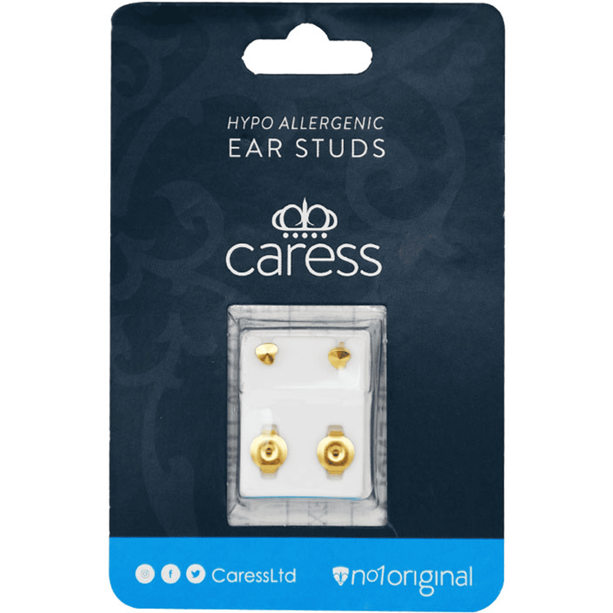 Caress Ear Studs Heart/1