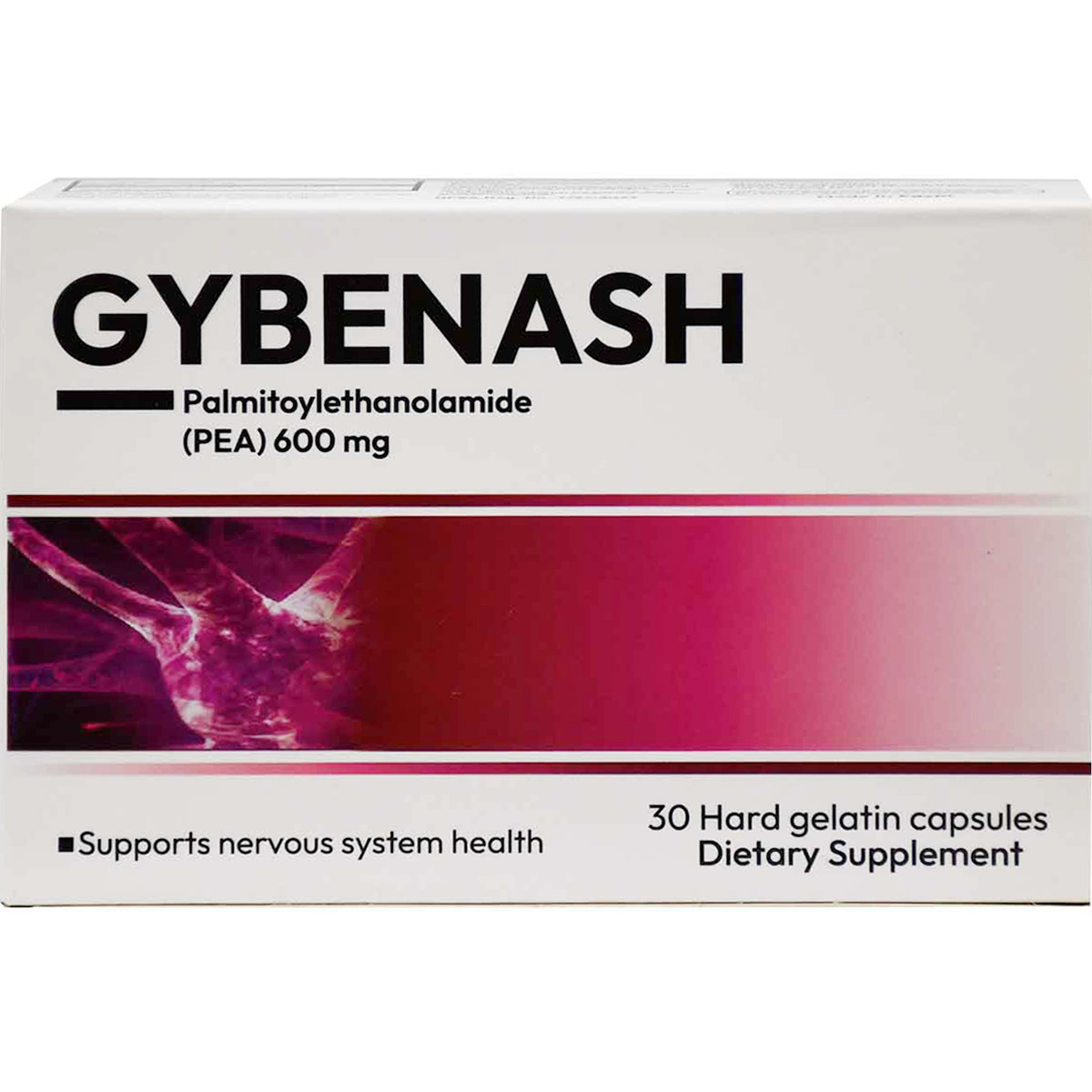 Gybenash 600 mg 30 Hard Gelatin Capsules