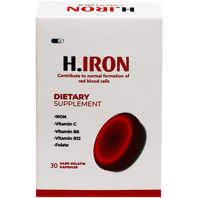 H.Iron 30 Hard Gelatin Capsules