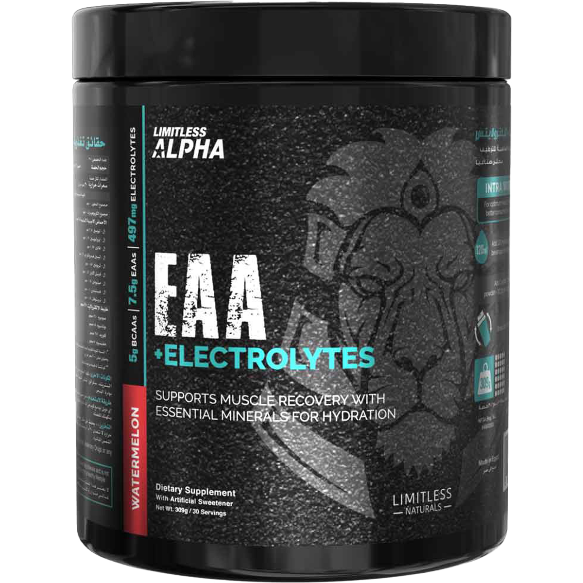 Limitless Alpha EAA + Electrolytes Watermelon Flavor 309gm