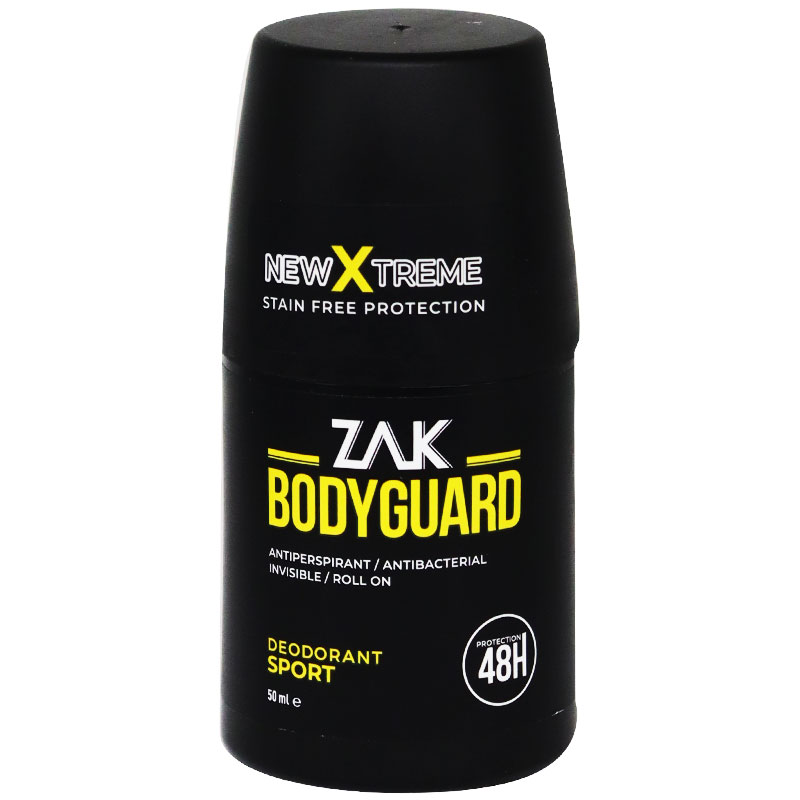 Zak Bodyguard Sport Deodorant Roll On for Men 50ml