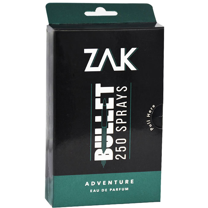 Zak Bullet Adventure Eau De Parfum Spray For Men 25ml