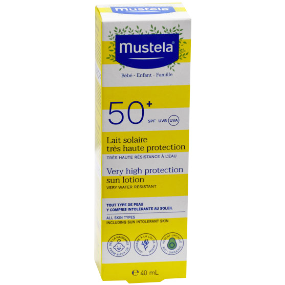 Mustela Baby Very High Protection (SPF 50+) Sun Lotion 40ml
