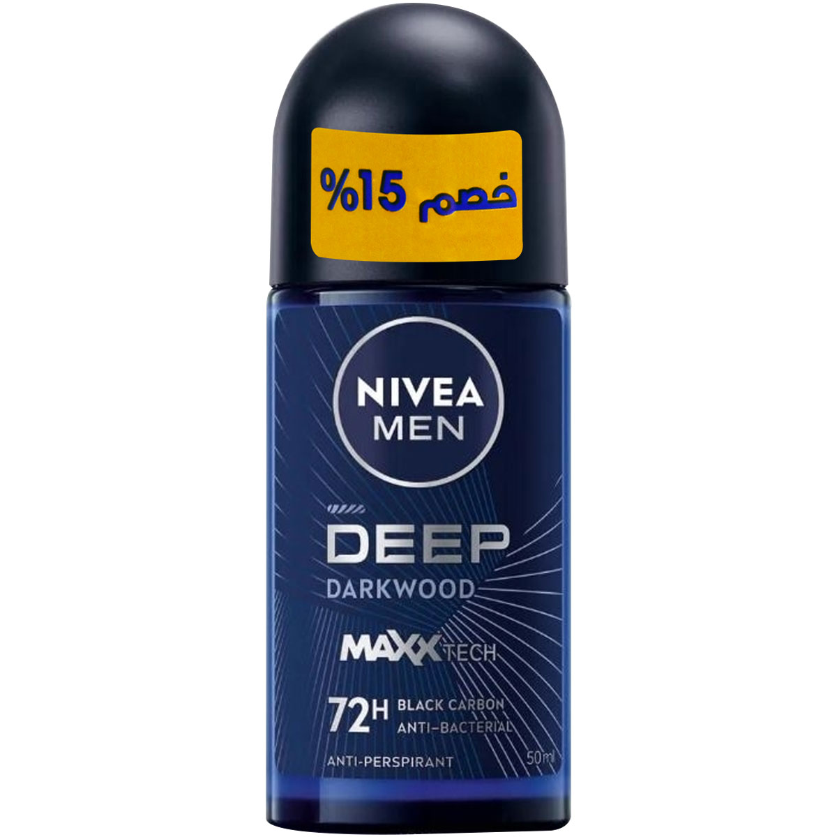 Nivea Deep Darkwood Deodorant Roll On for Men 50ml 15% Off (Offer Pack)