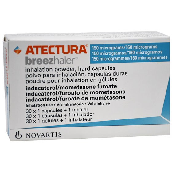 Atectura Breezhaler 150&micro;/160&micro; 30 Capsule + 1 Inhaler