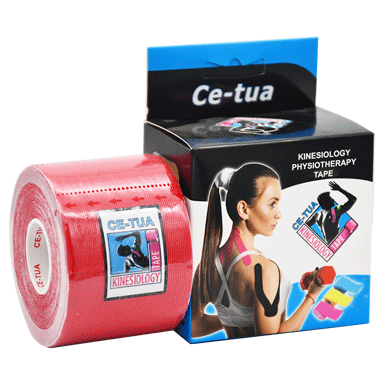 Ce Tua Kinesio Tape (Basic) 5cmx5m (Red)