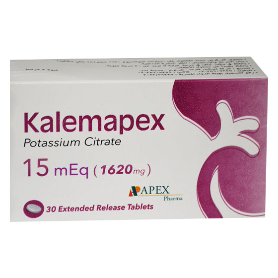 Kalemapex 15 mEq (1620mg) 30 Tablets