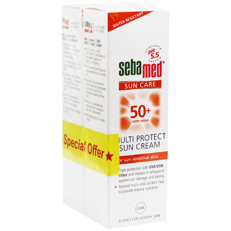 Sebamed Multi Protect Sun Cream (SPF 50+) 75ml 1+50% (Offer Pack)