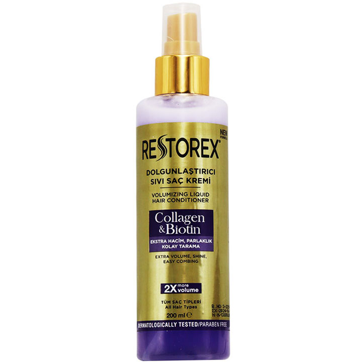 Restorex Collagen And Biotin Volumizing Liquid Conditioner 200ml