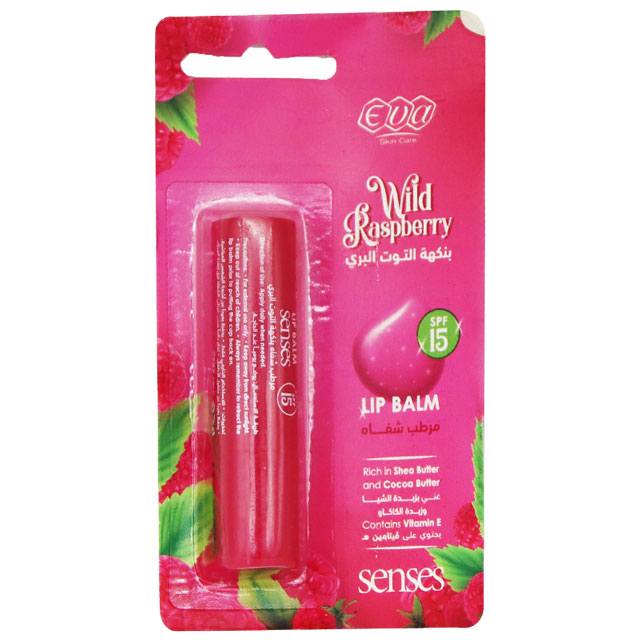 Eva Senses Wild Raspberry Spf(15) Lip Balm 4gm