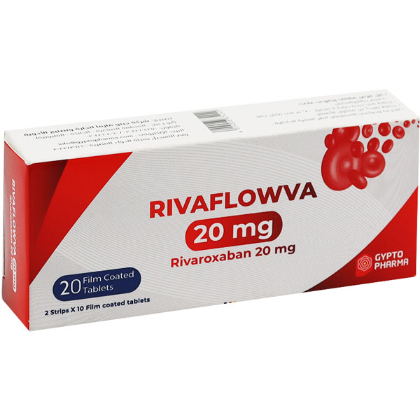 Rivaflowva 20mg 20 Film Coated Tablets