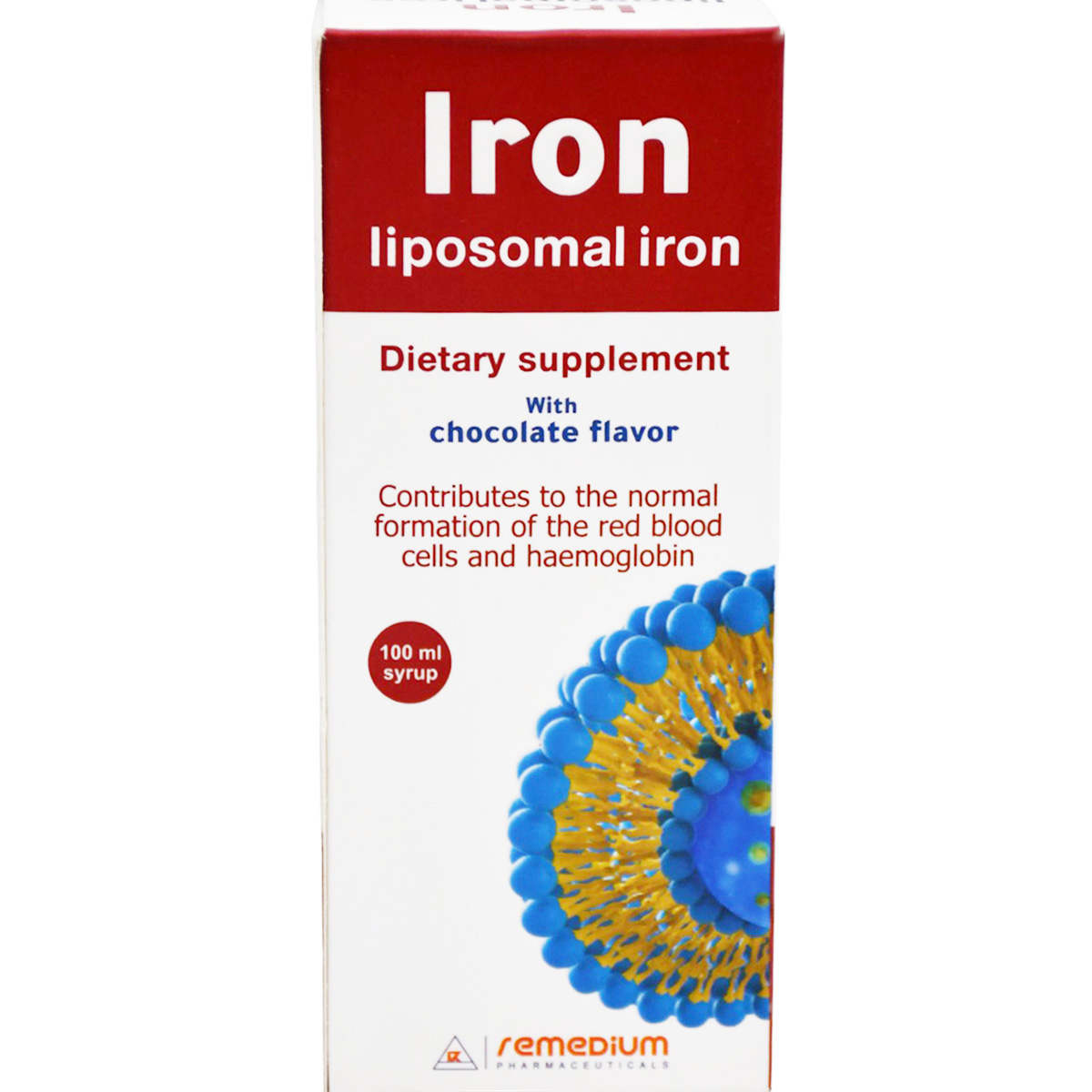Iron Liposomal Chocolate Flavor Syrup 100ml
