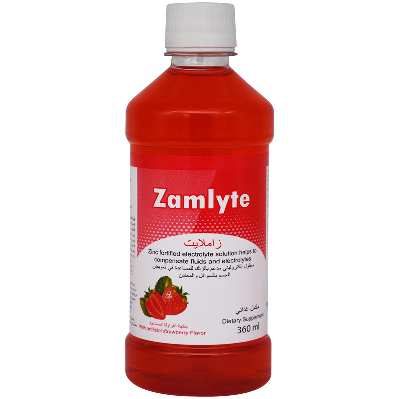 Zamlyte (0-1Year) Strawberry Flavor Syrup 360ml