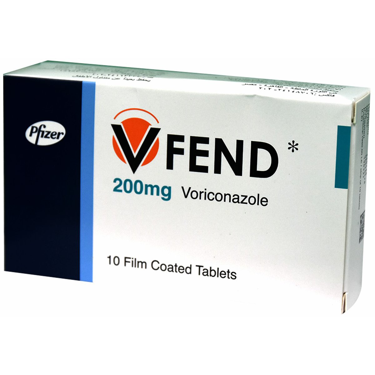 Vfend 200mg 10 Tablets