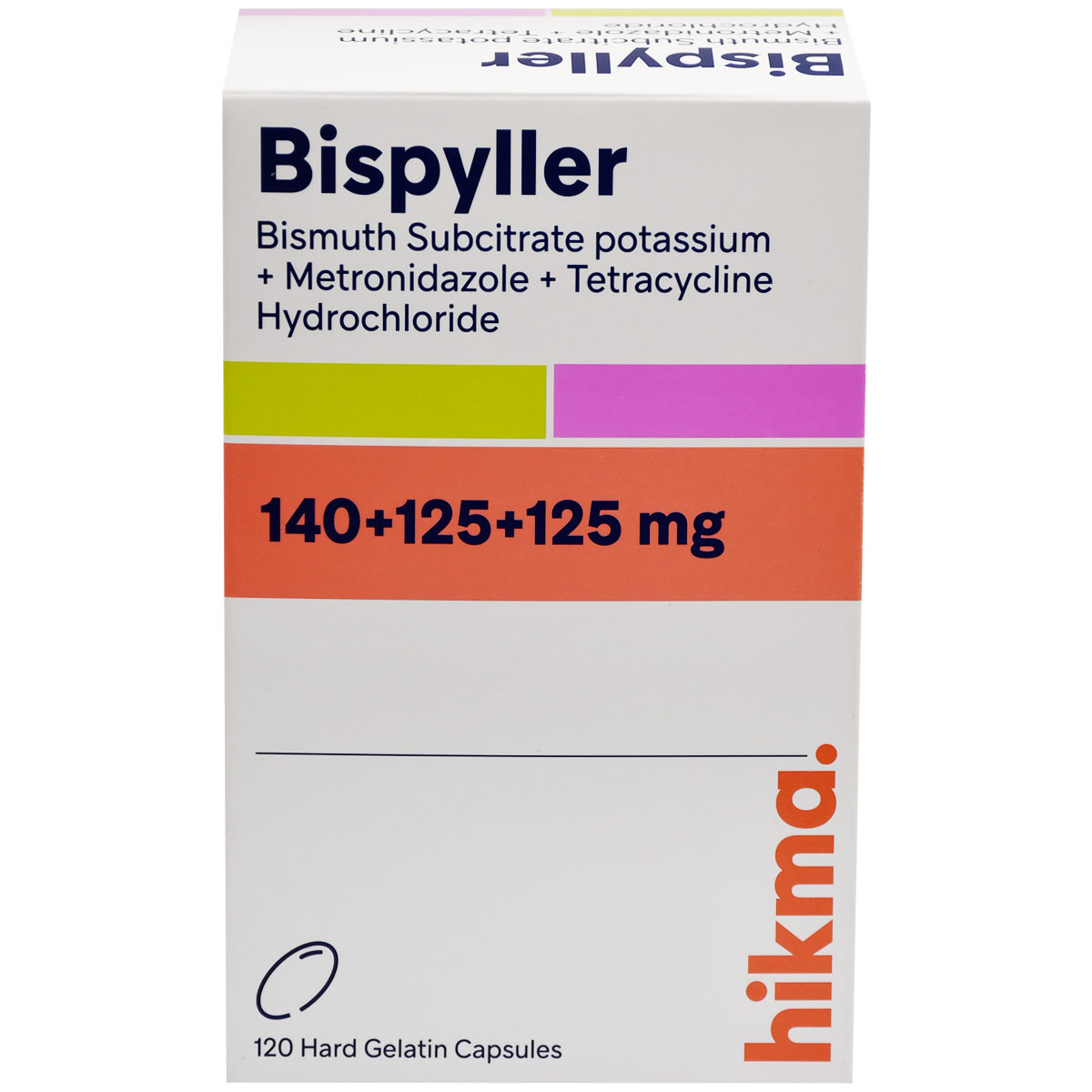 Bispyller (140mg+125mg+125mg) 120 Capsules