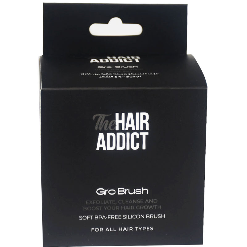 The Hair Addict Gro Brush Black