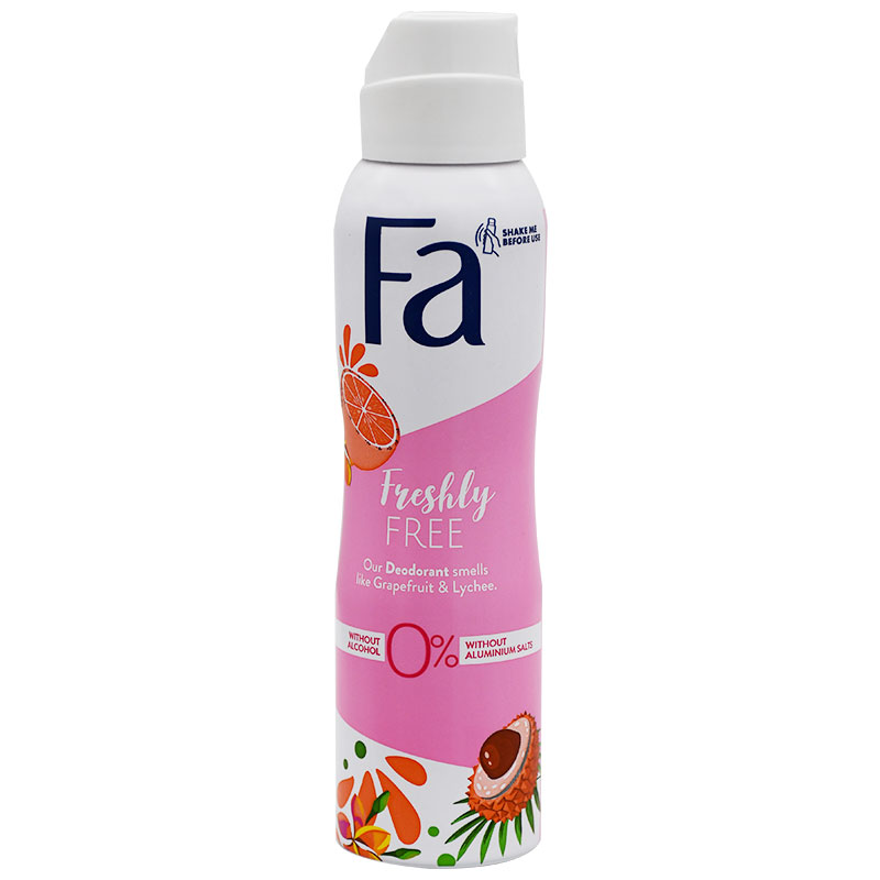 Fa Freshly Free Grapefruit&Luchee Deodorant Spray 150ml