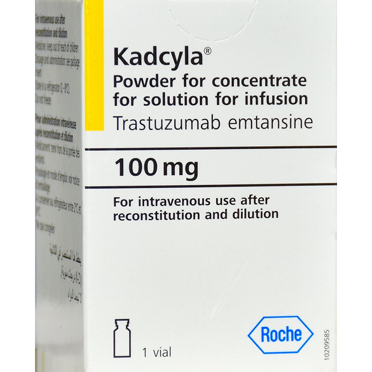 Kadcyla 100mg 1 Vial (Refrigerated) image number 0