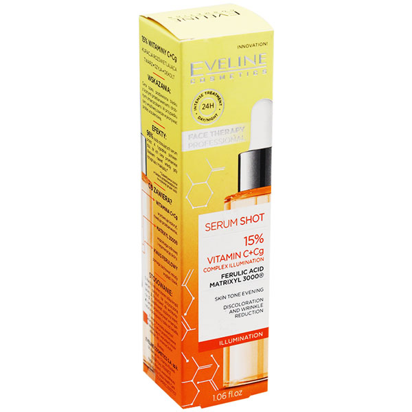 Eveline Vitamin C+CG 15% Serum Shot 30ml