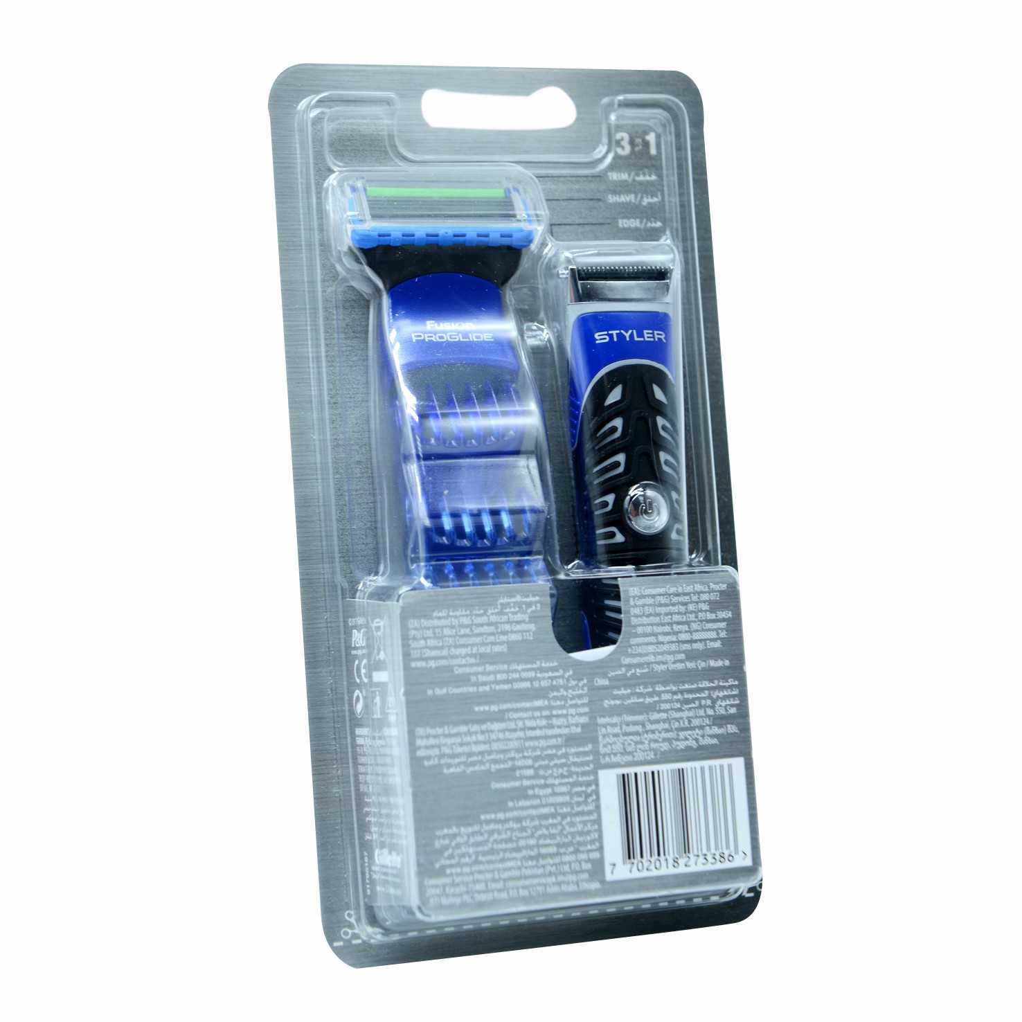 Gillette Fusion Proglide Styler 3X1