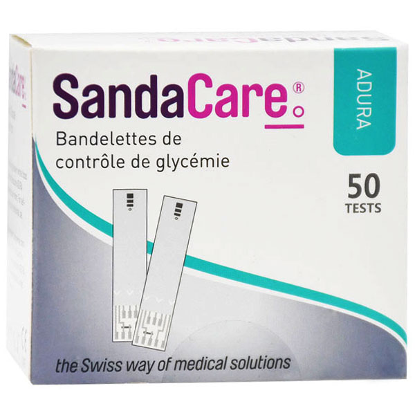 SandaCare Blood Glucose Test 50 Strips