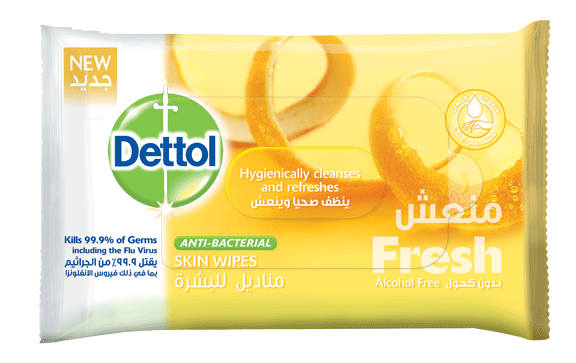 Dettol Anti Bacterial Fresh Wipes 10pcs