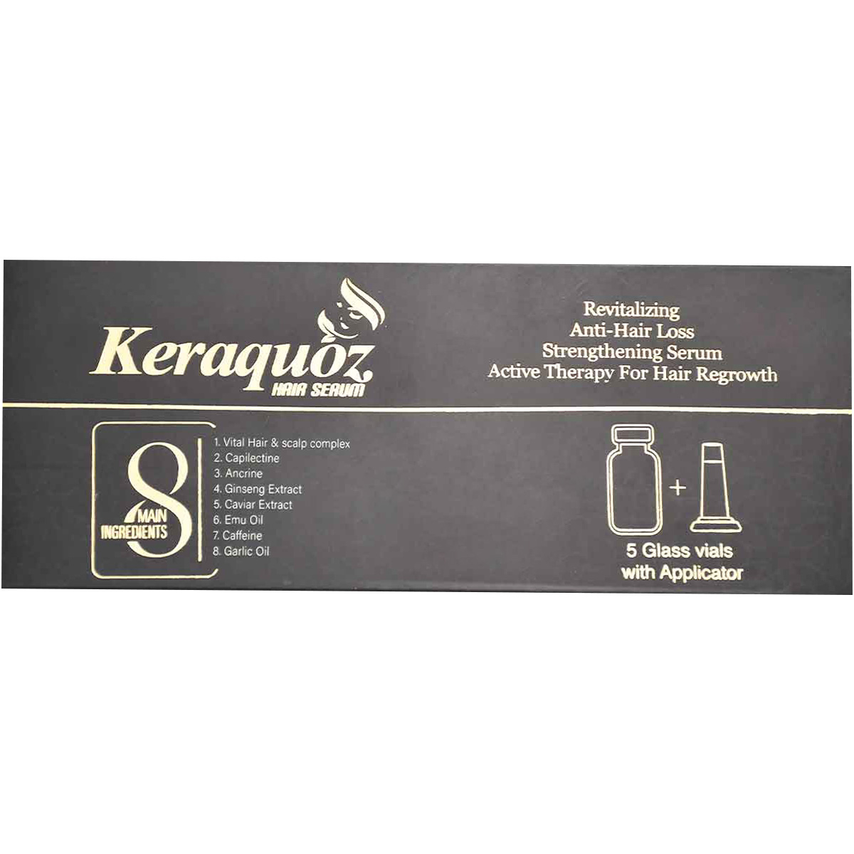 Keraquoz Anti Hair Loss Serum Vials 5&times;10 ml