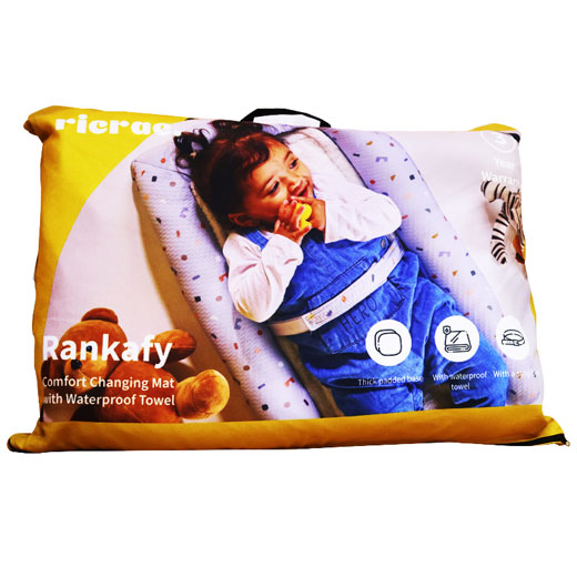 Ricrac Rankafy Comfortable Changing Mat and Waterproof Blue