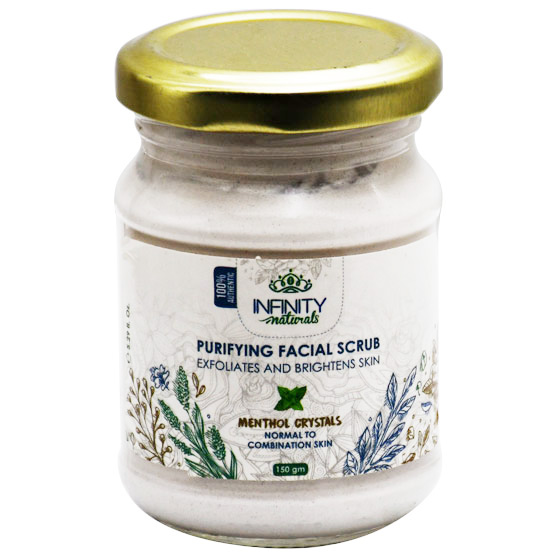 Infinity Naturals Menthol Purifying Facial Scrub 150gm