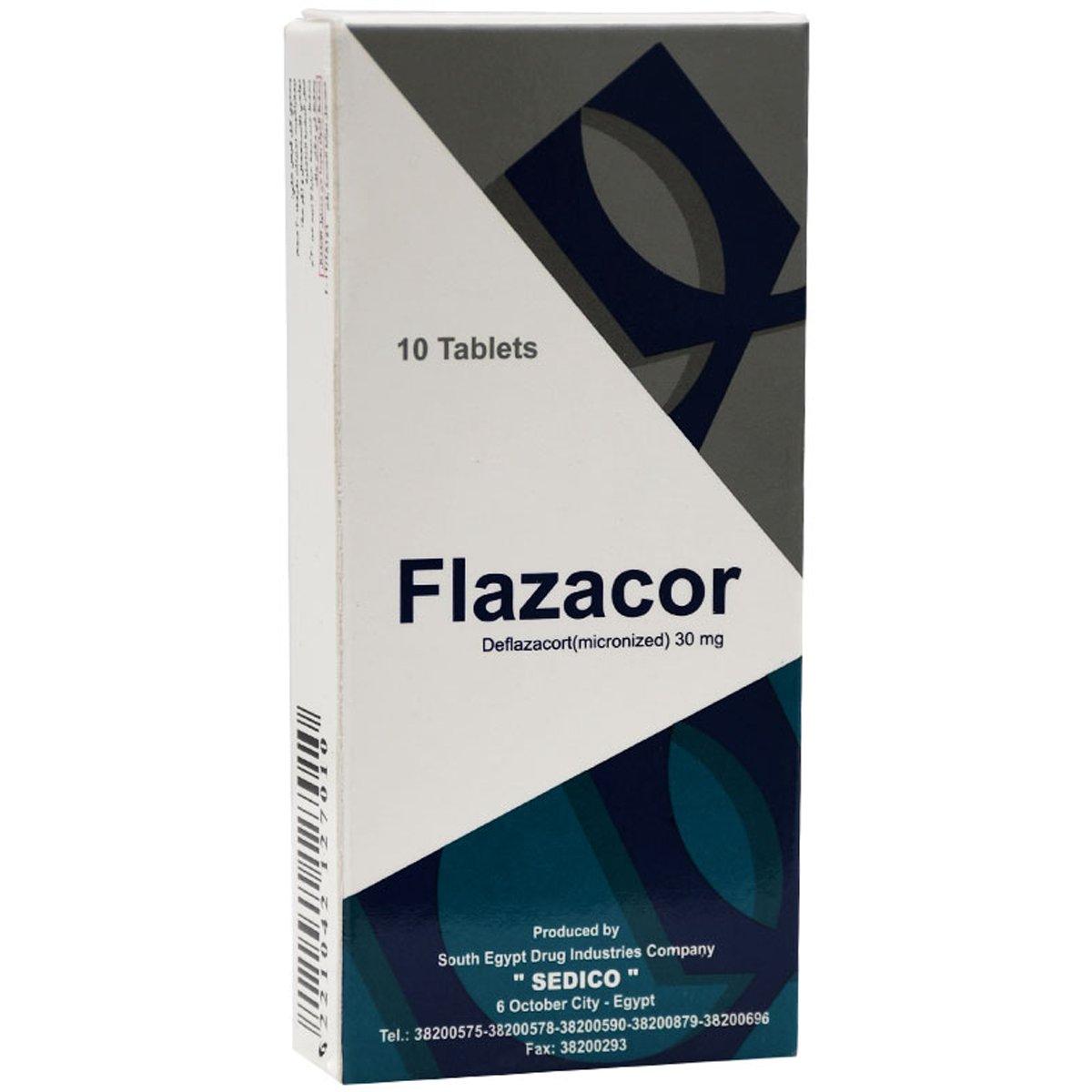 Flazacor 30mg 10 Scored Tablet
