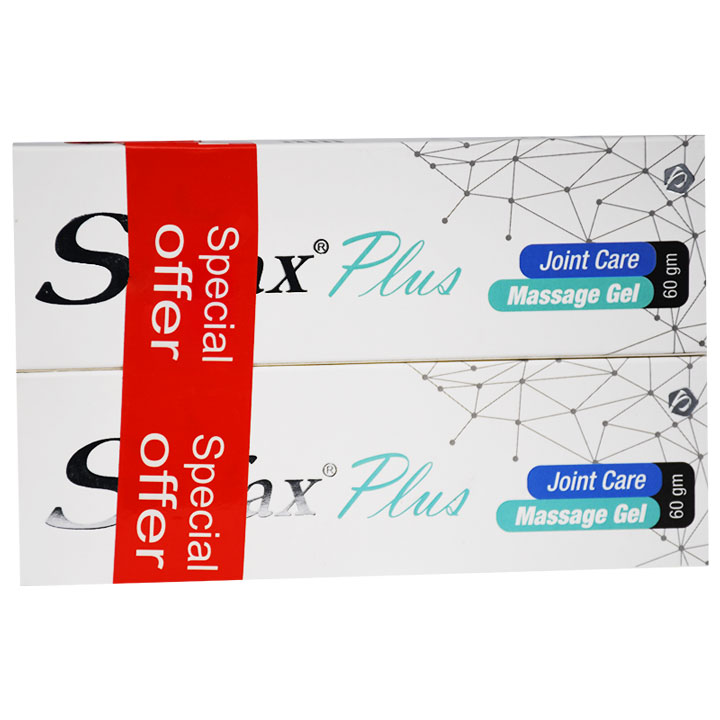 Sulfax Plus Massage Gel 60gm 1+1 Free (Offer Pack)