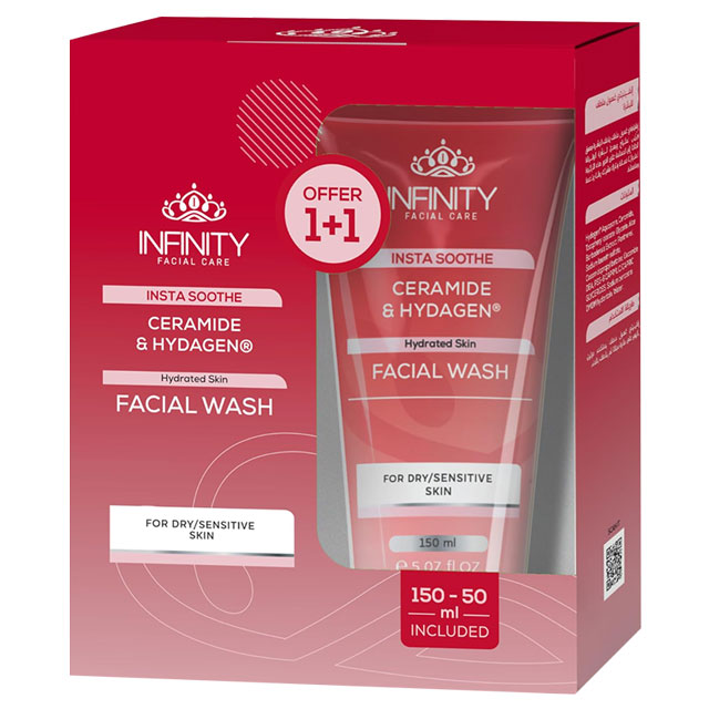 Infinity Insta Soothe Facial Wash (150ml + 50ml) (Offer Pack)