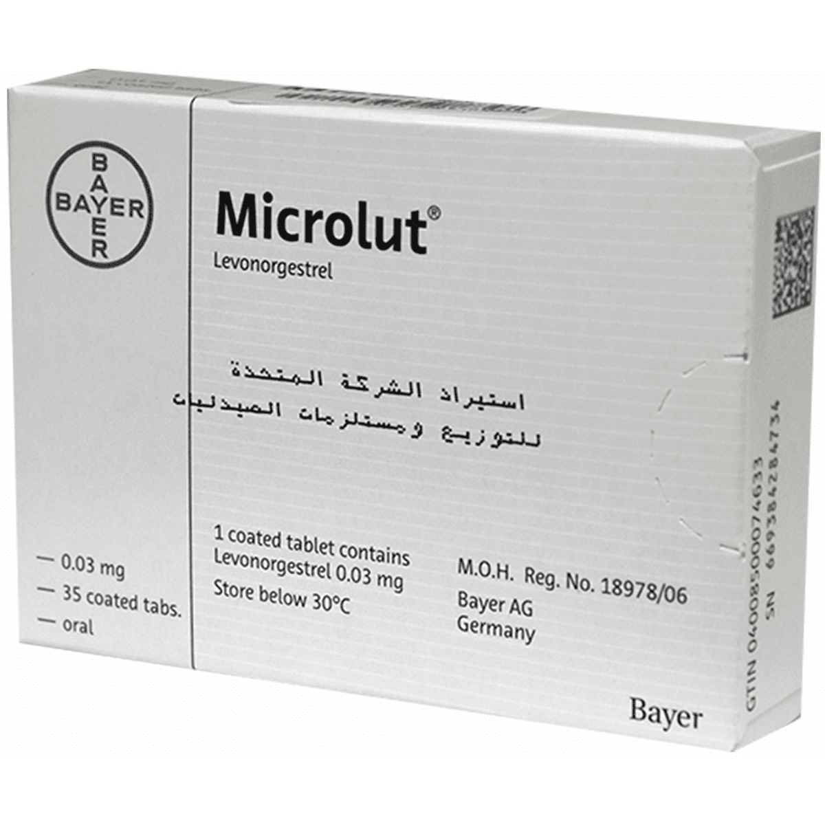 Microlut 0.03mg 35 Tablets