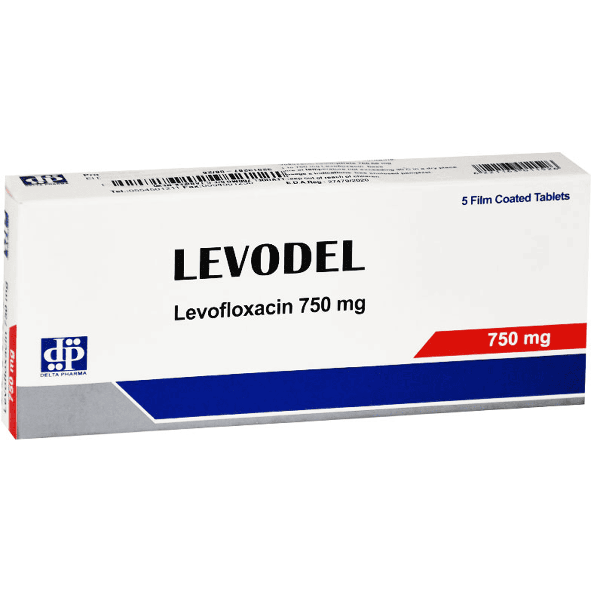 Levodel 750mg 5 Tablet
