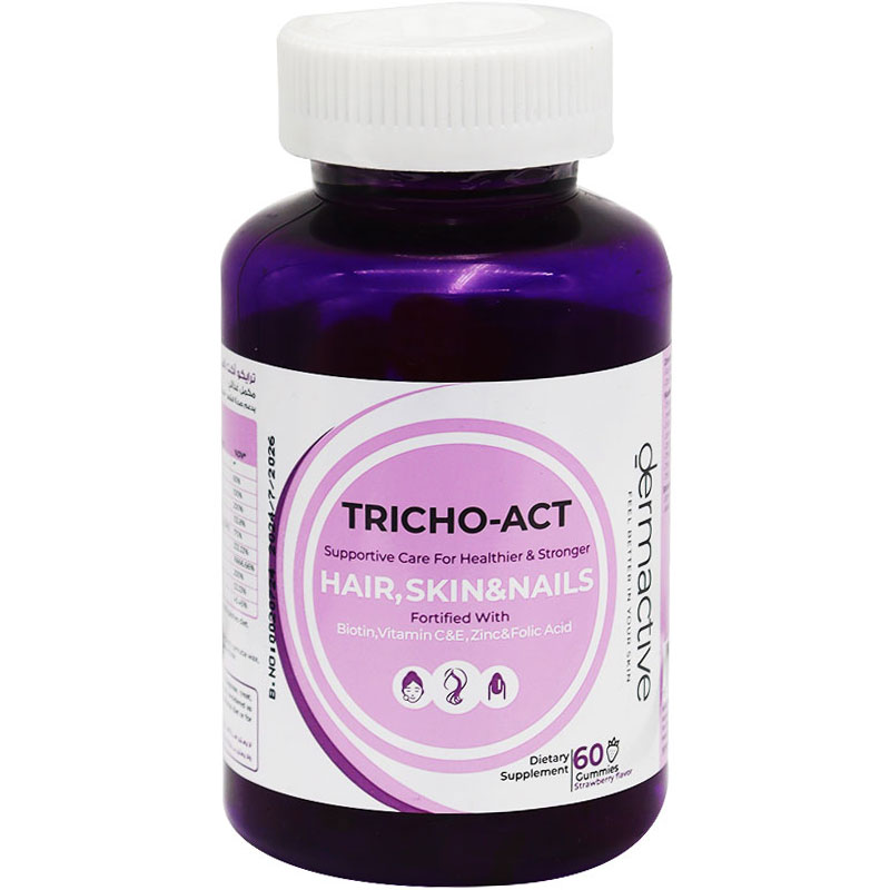 Tricho Act Hair Skin Nails (Strawberry Flavor) 60 Gummy