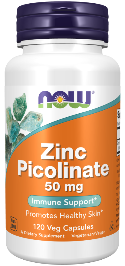 Now Zinc Picolinate 50mg 120 Capsules