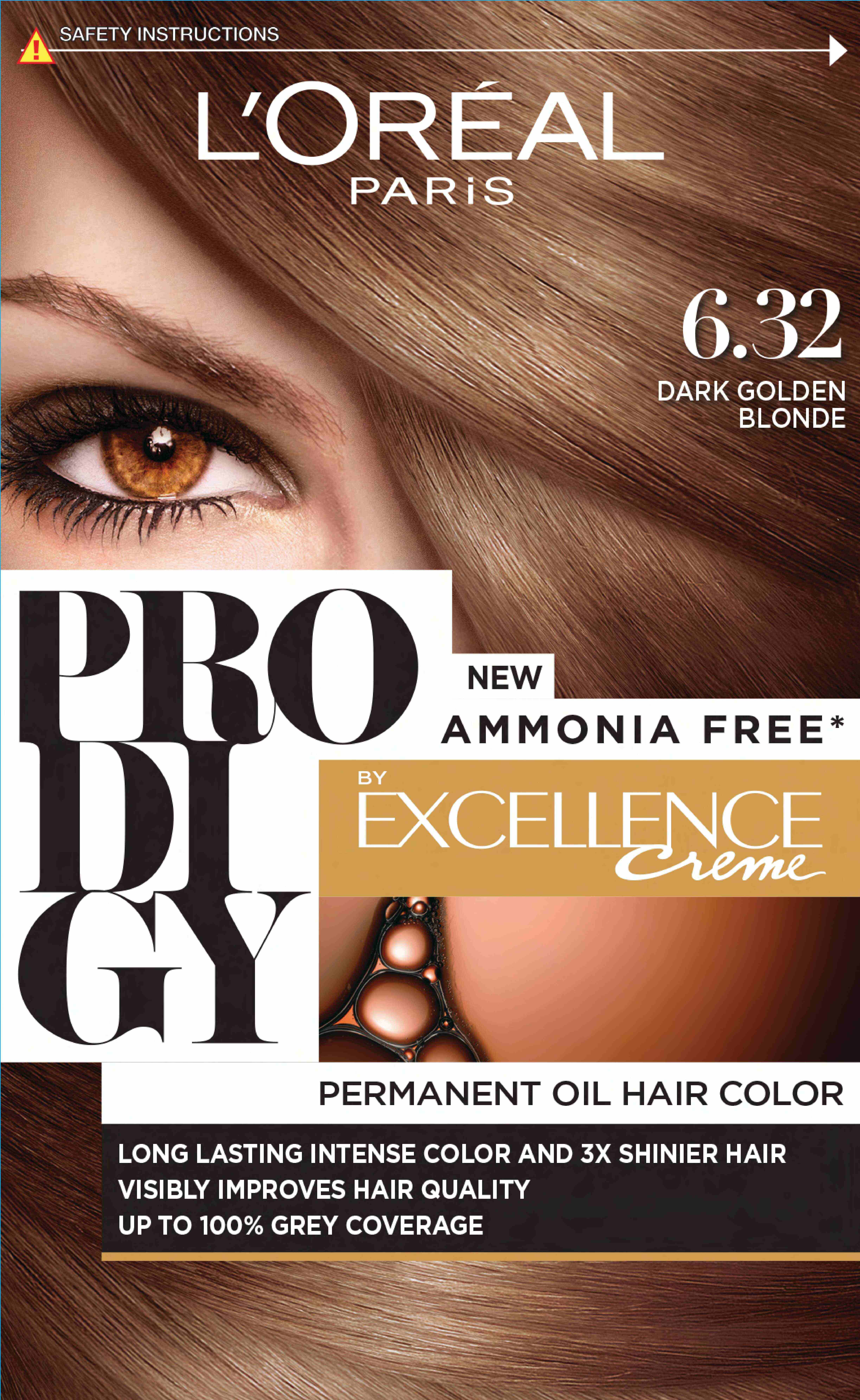 Loreal Prodigy Hair Color/6.32 Golden Blonde