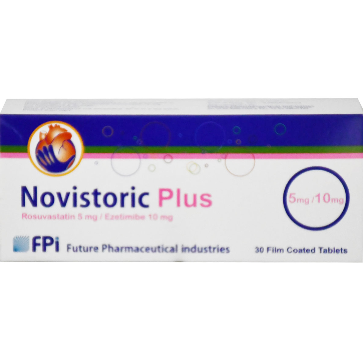 Novistoric Plus 5 mg/10 mg 30 Film Coated Tablets