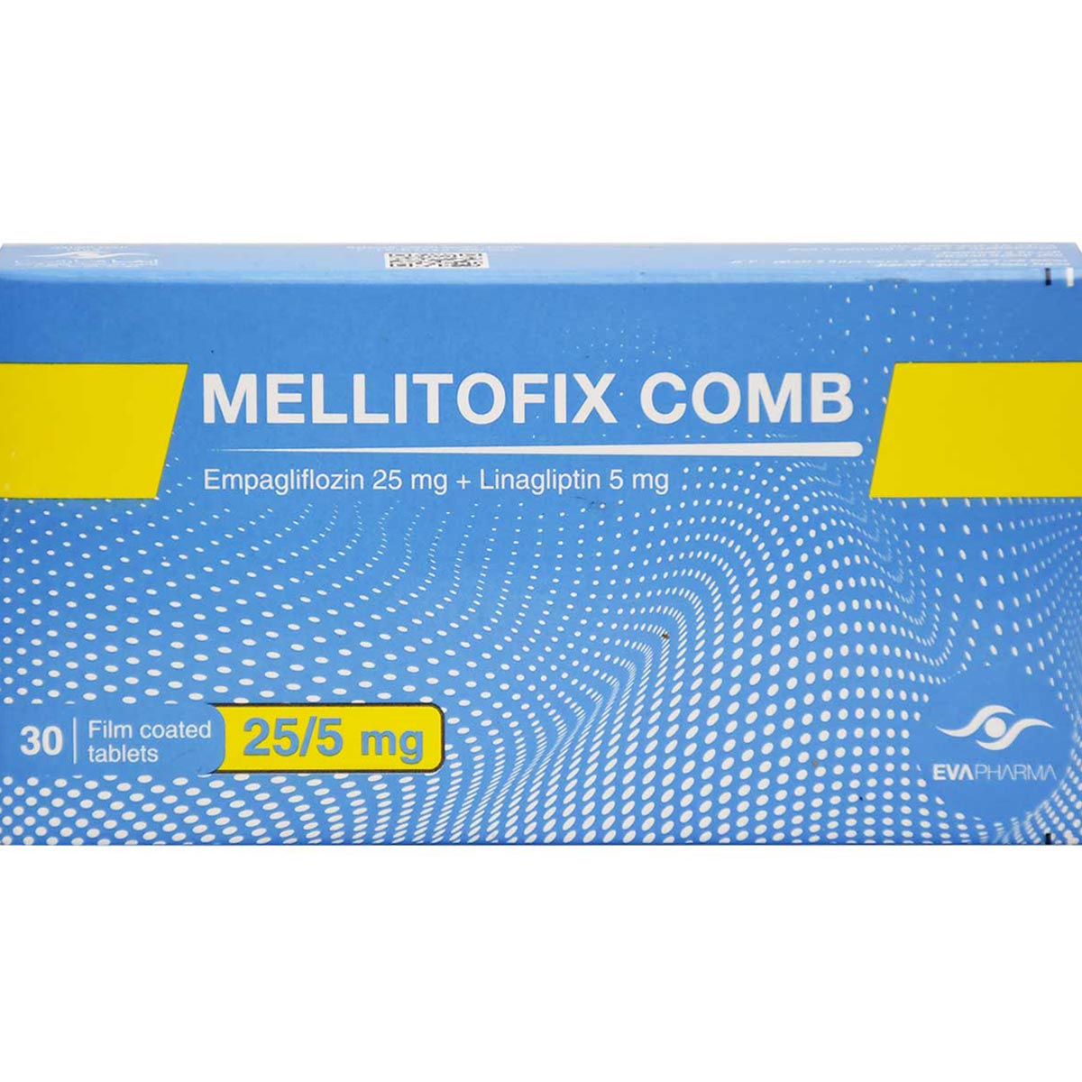 Mellitofix Comb 25 mg+5 mg 30 Film Coated Tablets