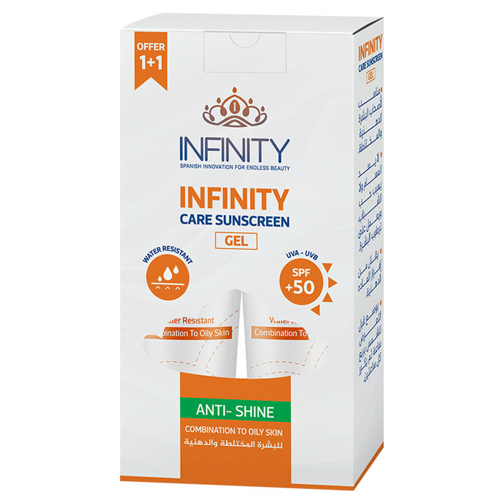 Infinity Care Hydro Boost (SPF 50+) Anti Shine Gel 2X60ml (Offer Pack)