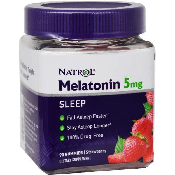 Natrol Melatonin 5mg Strawberry Flavor 90/Gummy