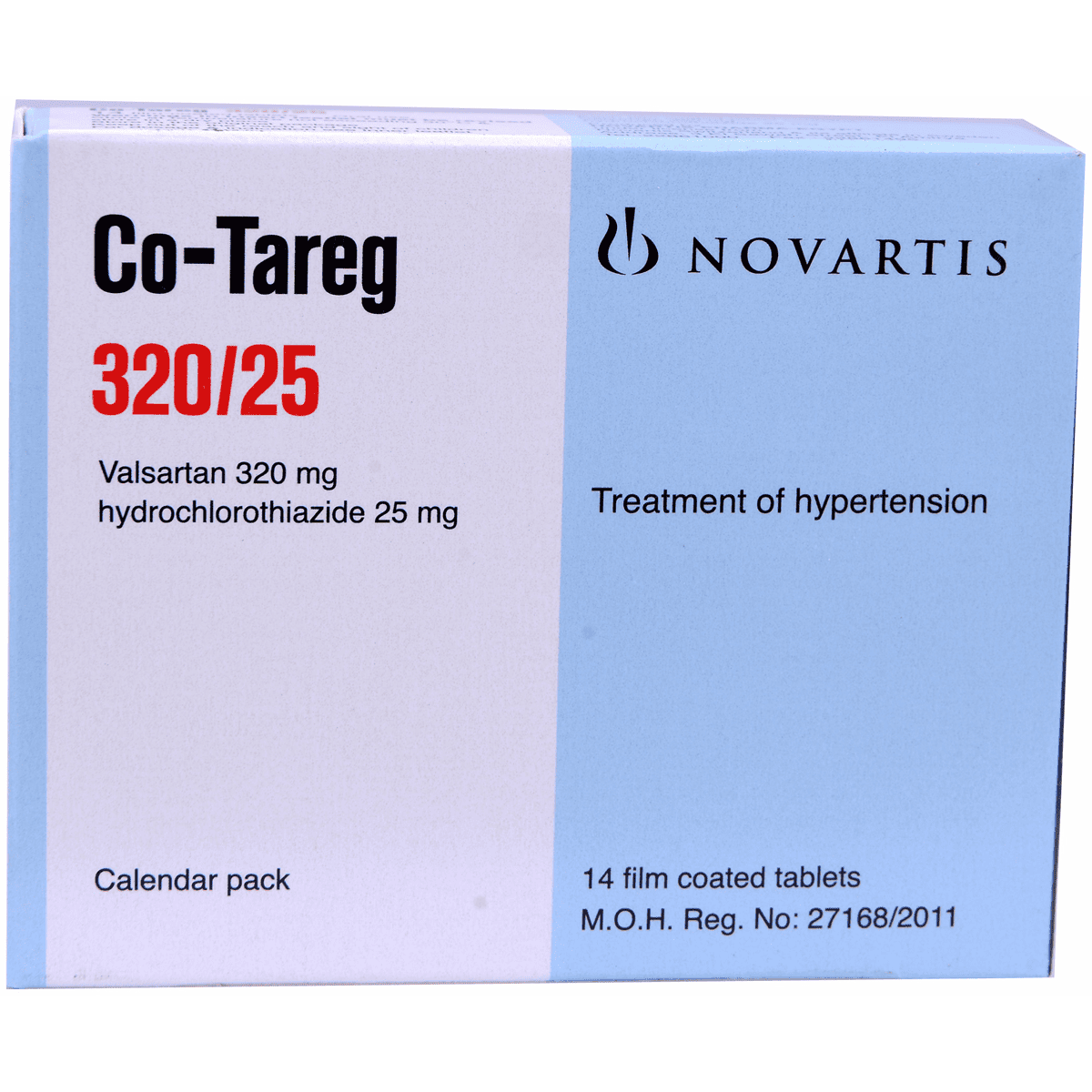 Co Tareg 320/25Mg 14 Tablets