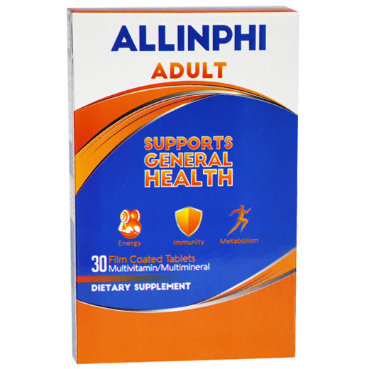 Allinphi Adult 30 Film Coated Tablets