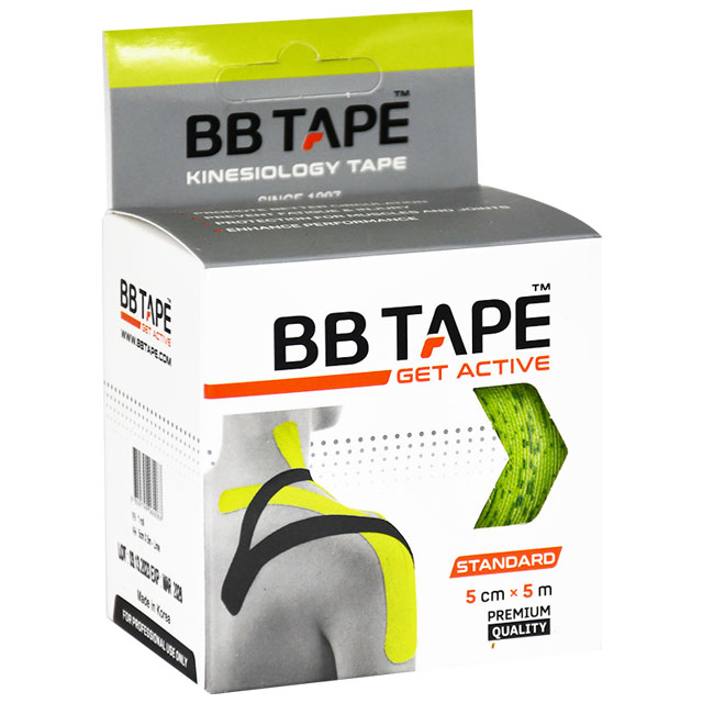 Bb Tape (Kinesiology) 5Cm x 5 Meter (Lemony)