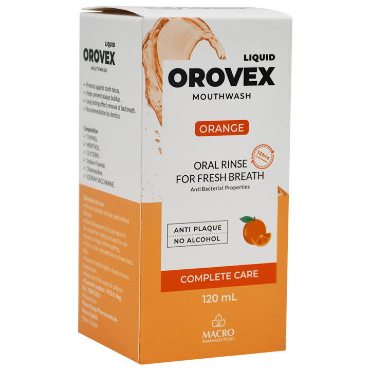 Orovex Orange Mouthwash 120ml
