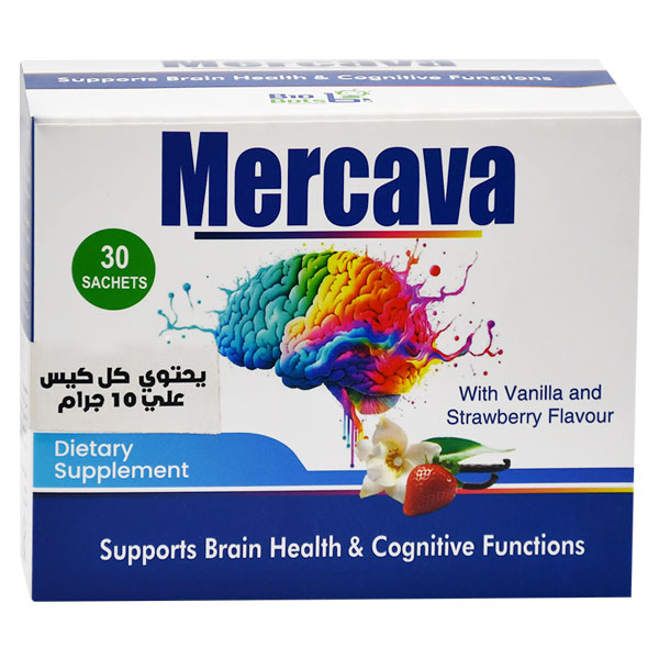 Mercava Vanilla and Strawberry Flavor 30 Sachets
