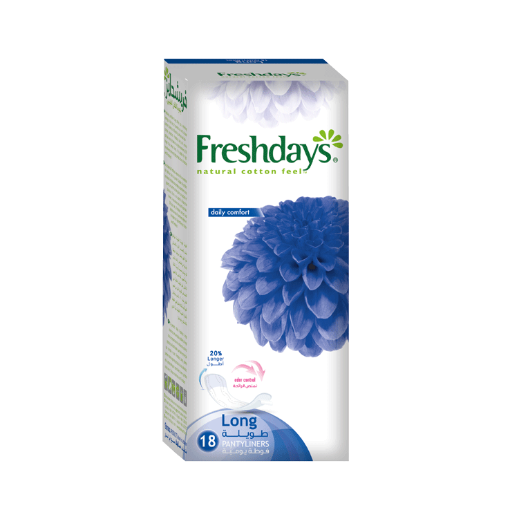 Freshdays Long Panty Liner 18 Pieces
