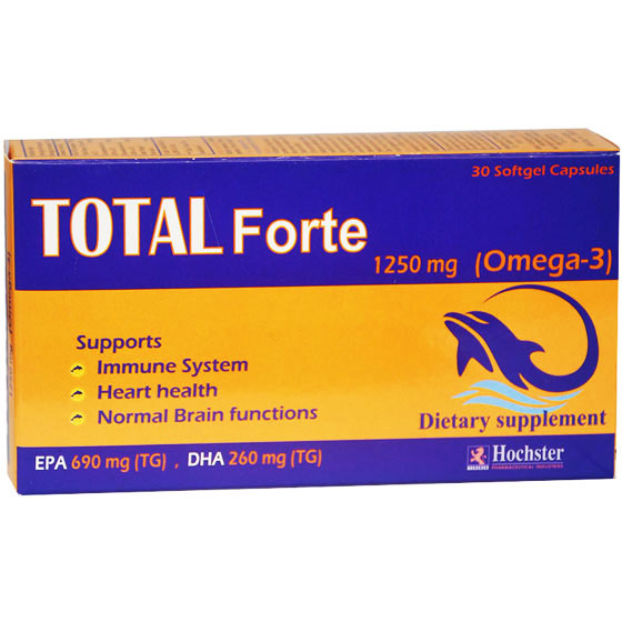 Total Forte 1250mg ( Omega 3 ) 30 capsules